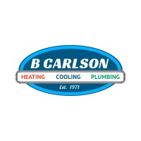 B. Carlson Heating, Air Conditioning & Plumbing logo