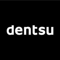 Logo for dentsu